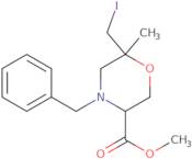 (3S)-Methyl 4-benzyl-6-(iodomethyl)-6-methylmorpholine-3-carboxylate