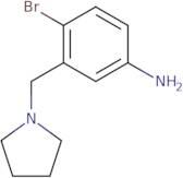 4-Bromo-3-[(pyrrolidin-1-yl)methyl]aniline