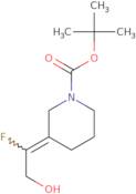 tert-Butyl 3-(1-fluoro-2-hydroxyethylidene)-piperidine-1-carboxylate