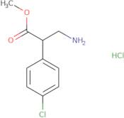 Methyl 3-amino-2-(4-chlorophenyl)propanoate hydrochloride