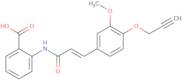 (E)-2-[[3-(3-Methoxy-4-propargyloxyphenyl)-1-oxo-2-propenyl]amino]benzoic Acid