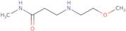 3-[(2-Methoxyethyl)amino]-N-methylpropanamide