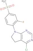 4-Chloro-7-(2-fluoro-4-(methylsulfonyl)phenyl)-6,7-dihydro-5H-pyrrolo[2,3-d]pyrimidine