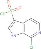 7-Chloro-1H-pyrrolo[2,3-c]pyridine-3-sulfonyl chloride