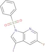 1-Benzenesulfonyl-5-fluoro-3-iodo-1H-pyrrolo[2,3-b]pyridine