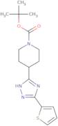 tert-Butyl 4-(3-(thiophen-2-yl)-1H-1,2,4-triazol-5-yl)piperidine-1-carboxylate