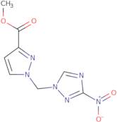 Methyl 1-[(3-nitro-1H-1,2,4-triazol-1-yl)methyl]-1H-pyrazole-3-carboxylate