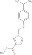 1-(4-Isopropyl-phenoxymethyl)-1H-pyrazole-3-carboxylic acid methyl ester