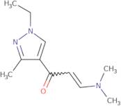 (2E)-3-(Dimethylamino)-1-(1-ethyl-3-methyl-1H-pyrazol-4-yl)prop-2-en-1-one