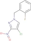 4-Chloro-1-(2-fluorobenzyl)-3-nitro-1H-pyrazole
