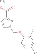 Methyl 1-[(4-bromo-2-chlorophenoxy)methyl]-1H-pyrazole-3-carboxylate