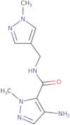 4-Amino-1-methyl-N-[(1-methyl-1H-pyrazol-4-yl)methyl]-1H-pyrazole-5-carboxamide