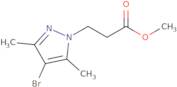 Methyl 3-(4-bromo-3,5-dimethyl-1H-pyrazol-1-yl)propanoate