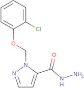1-[(2-Chlorophenoxy)methyl]-1H-pyrazole-5-carbohydrazide
