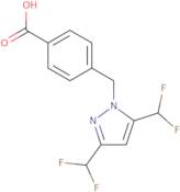 4-{[3,5-Bis(difluoromethyl)-1H-pyrazol-1-yl]methyl}benzoic acid