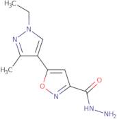 5-(1-Ethyl-3-methyl-1 H -pyrazol-4-yl)-isoxazole-3-carboxylic acid hydrazide