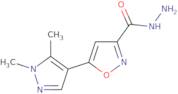 5-(1,5-Dimethyl-1H-pyrazol-4-yl)-isoxazole-3-carboxylic acid hydrazide