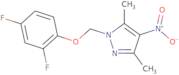 1-[(2,4-Difluorophenoxy)methyl]-3,5-dimethyl-4-nitro-1H-pyrazole
