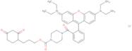 3,6-Bis(diethylamino)-9-[2-[[4-[[3-(2,4-dioxocyclohexyl)propoxy]carbonyl]-1-piperazinyl]carbonyl]p…