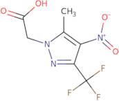 2-[5-Methyl-4-nitro-3-(trifluoromethyl)-1H-pyrazol-1-yl]acetic acid