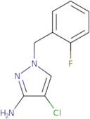 4-Chloro-1-[(2-fluorophenyl)methyl]-1H-pyrazol-3-amine