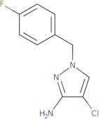 4-Chloro-1-[(4-fluorophenyl)methyl]-1H-pyrazol-3-amine