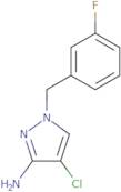 4-Chloro-1-[(3-fluorophenyl)methyl]-1H-pyrazol-3-amine