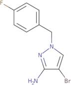 4-Bromo-1-[(4-fluorophenyl)methyl]-1H-pyrazol-3-amine