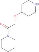 2-(4-Chloro-3-nitro-1H-pyrazol-1-yl)-1-(piperazin-1-yl)ethan-1-one