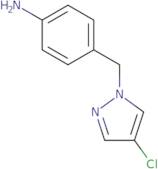4-[(4-Chloro-1H-pyrazol-1-yl)methyl]aniline