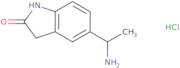 5-(1-Aminoethyl)-2,3-dihydro-1H-indol-2-one hydrochloride