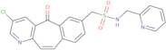 1-(3-Chloro-5-oxo-5H-benzo[4,5]cyclohepta[1,2-b]pyridin-7-yl)-N-(pyridin-2-ylmethyl)methanesulfonamide
