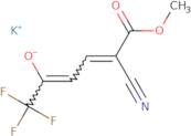 Potassium 5-cyano-1,1,1-trifluoro-6-methoxy-6-oxo-2,4-hexadien-2-olate