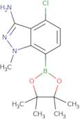 4-Chloro-1-methyl-7-(4,4,5,5-tetramethyl-1,3,2-dioxaborolan-2-yl)-1H-indazol-3-amine