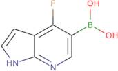 {4-fluoro-1H-pyrrolo[2,3-b]pyridin-5-yl}boronic acid