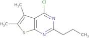 4-Chloro-5,6-dimethyl-2-propylthieno[2,3-d]pyrimidine