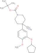 1-Boc-4-Cyano-4-[3-(Cyclopentyloxy)-4-Methoxyphenyl]-Piperidine