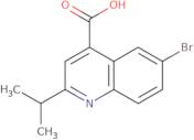 6-Bromo-2-isopropylquinoline-4-carboxylic acid