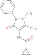 N-(2,3-Dimethyl-5-oxo-1-phenyl(3-pyrazolin-4-yl))cyclopropylformamide