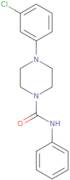 (4-(3-chlorophenyl)piperazinyl)-N-phenylformamide