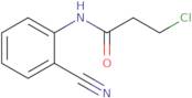 3-Chloro-N-(2-cyanophenyl)propanamide