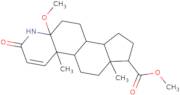 3-Oxo-4-aza-11a-methoxy-5α-alphandrost-1-ene-17β-carboxylic acid methyl ester