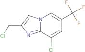 8-Chloro-2-(chloromethyl)-6-(trifluoromethyl)imidazo[1,2-a]pyridine