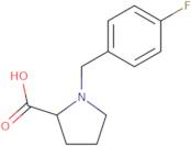 1-[(4-Fluorophenyl)methyl]pyrrolidine-2-carboxylic acid