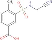 3-[(Cyanomethyl)sulfamoyl]-4-methylbenzoic acid