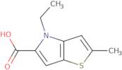 4-Ethyl-2-methyl-4H-thieno[3,2-b]pyrrole-5-carboxylic acid