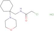 2-Chloro-N-{[1-(morpholin-4-yl)cyclohexyl]methyl}acetamide hydrochloride