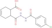 6-{[2-(4-Chlorobenzoyl)hydrazino]carbonyl}-3-cyclohexene-1-carboxylic acid