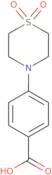 4-(1,1-Dioxo-1lambda~6~,4-thiazinan-4-yl)-benzenecarboxylic acid