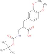 3-{[(tert-Butoxy)carbonyl]amino}-2-[(3,4-dimethoxyphenyl)methyl]propanoic acid